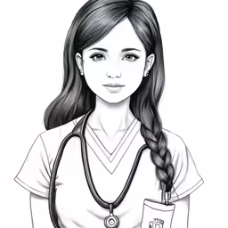 this is an image of a female doctor