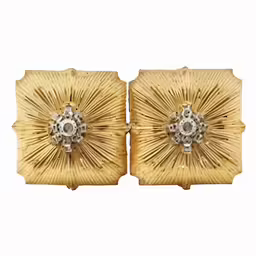 two decorative art nouveau gold plated and bronze book ends