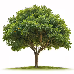 a fruit tree on the ground is shown