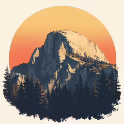 an orange and yellow sunset with the mountains in front of it