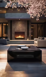 a very nice looking room with some kind of furniture