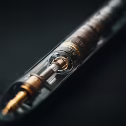 the new pilot pen pen with an etched gold center