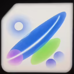 an abstract image of a large colorful object