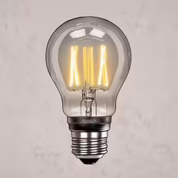 a light bulb with the word k is for k