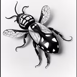 the image shows an insect with several antennae