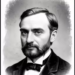 the head and shoulders of a bearded man in a suit