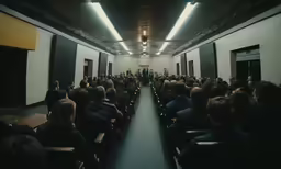 the back end of a large crowd at an event