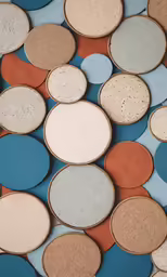 there is a picture of some sort of patchwork fabric