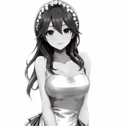anime character dressed as a woman