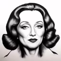 the face and shoulders of a woman with very hair