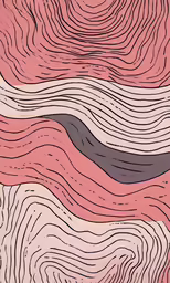 abstract pink and black and pink swirls with grey center