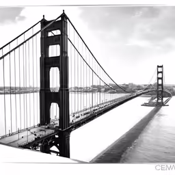 an aerial photo of the golden gate bridge