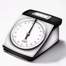 a black and white photograph of a scale