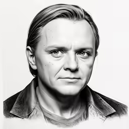 a man with a concerned look and a jacket