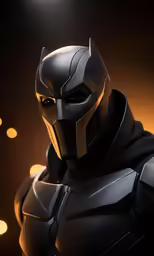 a male with a batman costume standing next to a wall