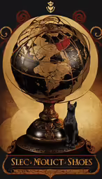 a cat that is sitting in front of a large object