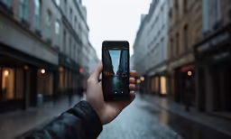 a person takes a picture on their cell phone