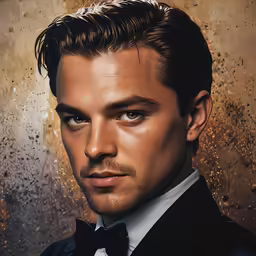 a portrait of a man with a suit and tie