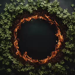 an overhead shot of some leaves on a plant