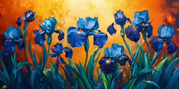a group of flowers with water in them and oranges