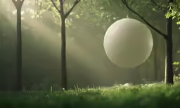 an image of sunlightbeaming in the woods