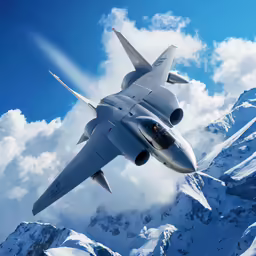 an airplane that is flying in the air