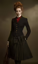 an image of a girl that is in a dress