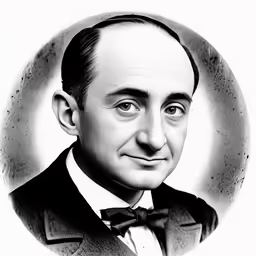 a portrait of a man wearing a tuxedo and bow tie