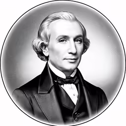 an image of a man in black and white