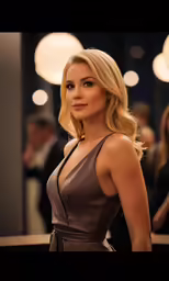 an image of a beautiful blonde woman posing for the camera