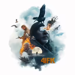 the movie poster for four k