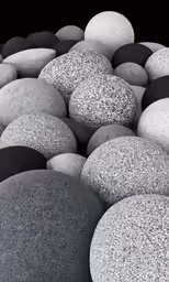 many rocks are in the shape of balls