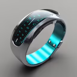 a futuristic ring with an unusual touch