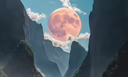 an image of a large full moon in the sky