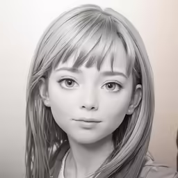 the young girl is posing for the camera