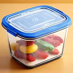a couple of containers of different types of food