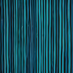 an abstract painting with vertical stripes in blue