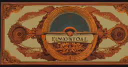 an image of a sign that says funeral,the sign for an art decoupholied building in front of a large screen