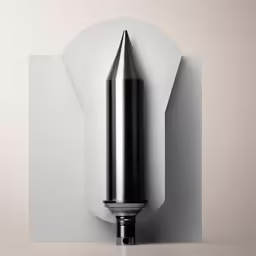 a very large metal object hanging from a wall