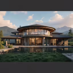 a big building that has a lot of windows on the side