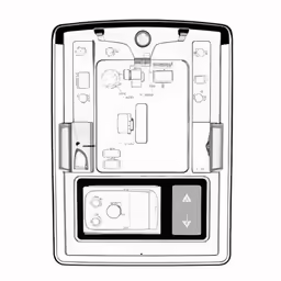 a drawing shows the different angles and positions of the door