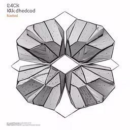 paper folding diagram for the back of a folded piece