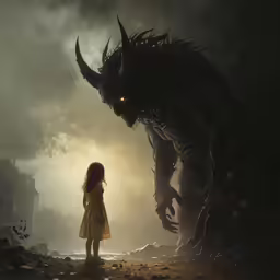 the character of the dark forest is shown as an illustration