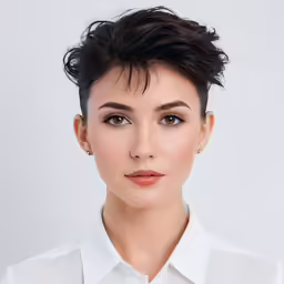 a close up of a person wearing a shirt