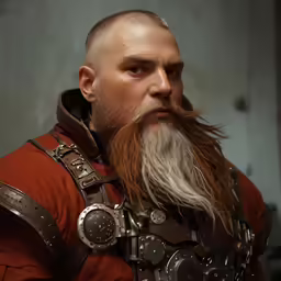 a man with a giant beard and long white hair
