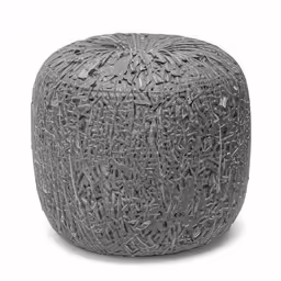 a black ceramic vase that is covered in various patterns