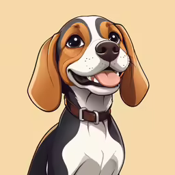 a dog is sitting on the floor with its tongue out