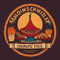 the kansas city food festival logo with food,food and drink logos are pictured in this logo