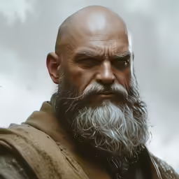 a photo of the evil man with a beard