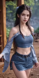 a model in an ad for lingerie from the series erotic angels